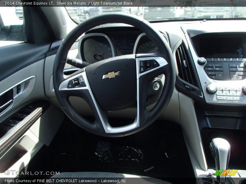 Silver Ice Metallic / Light Titanium/Jet Black 2014 Chevrolet Equinox LT