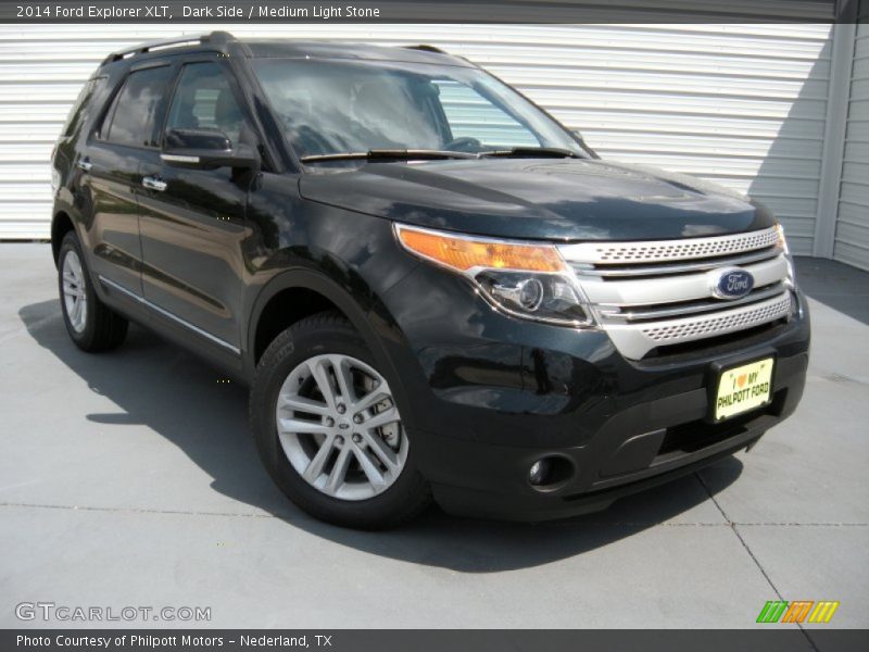 Dark Side / Medium Light Stone 2014 Ford Explorer XLT