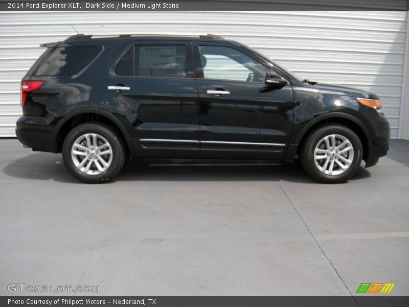 Dark Side / Medium Light Stone 2014 Ford Explorer XLT