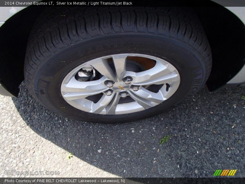 Silver Ice Metallic / Light Titanium/Jet Black 2014 Chevrolet Equinox LT