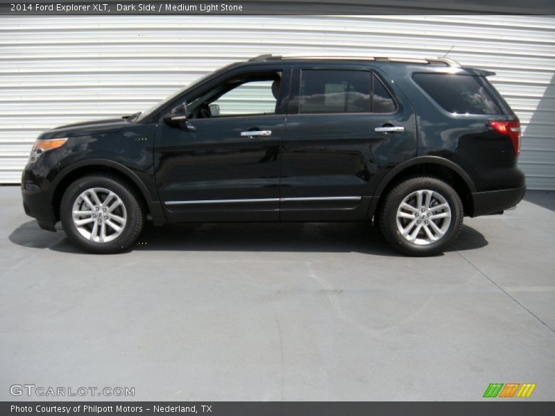 Dark Side / Medium Light Stone 2014 Ford Explorer XLT