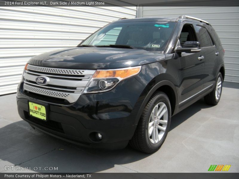 Dark Side / Medium Light Stone 2014 Ford Explorer XLT