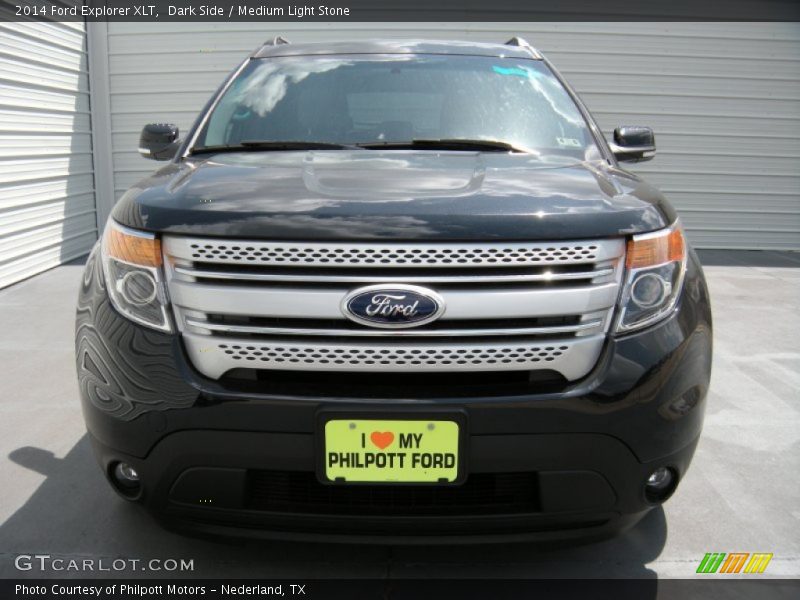 Dark Side / Medium Light Stone 2014 Ford Explorer XLT