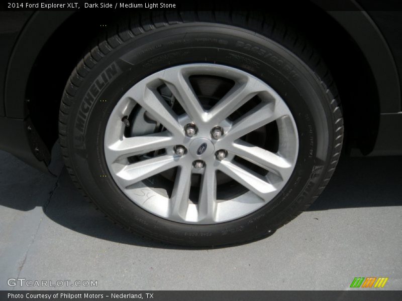 Dark Side / Medium Light Stone 2014 Ford Explorer XLT