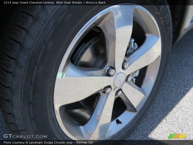 Billet Silver Metallic / Morocco Black 2014 Jeep Grand Cherokee Limited