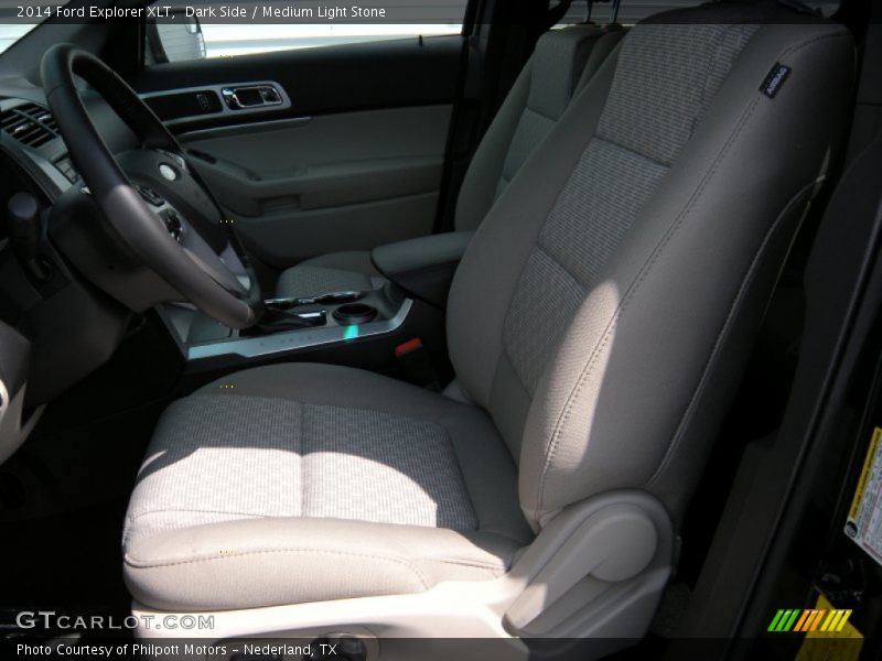 Dark Side / Medium Light Stone 2014 Ford Explorer XLT