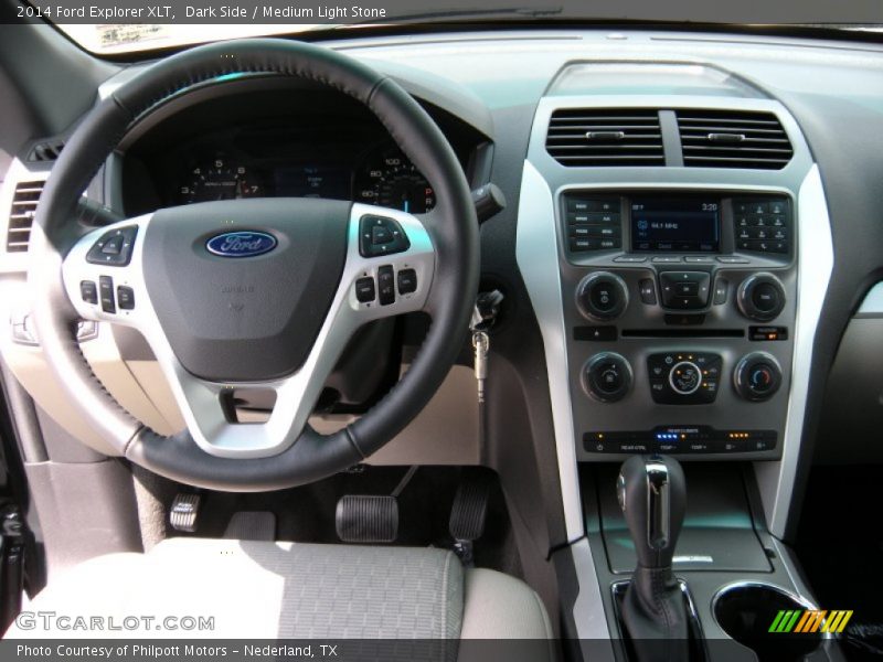 Dark Side / Medium Light Stone 2014 Ford Explorer XLT