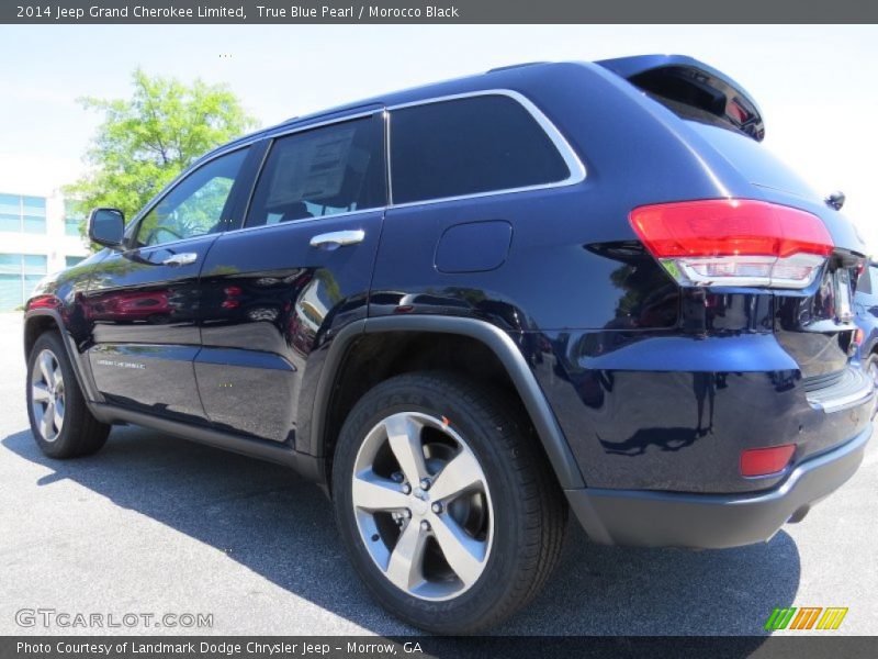 True Blue Pearl / Morocco Black 2014 Jeep Grand Cherokee Limited