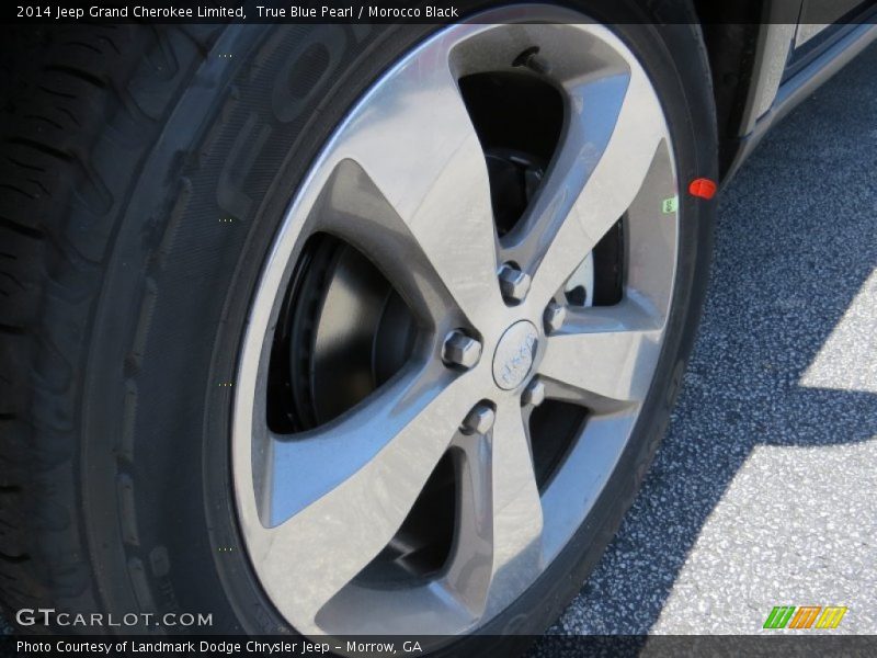 True Blue Pearl / Morocco Black 2014 Jeep Grand Cherokee Limited