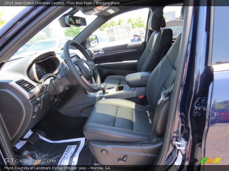 True Blue Pearl / Morocco Black 2014 Jeep Grand Cherokee Limited