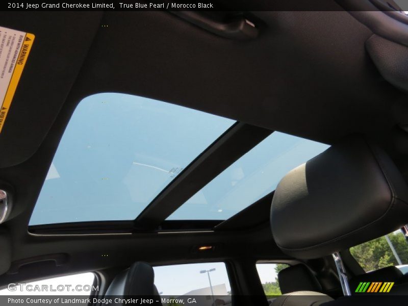 True Blue Pearl / Morocco Black 2014 Jeep Grand Cherokee Limited