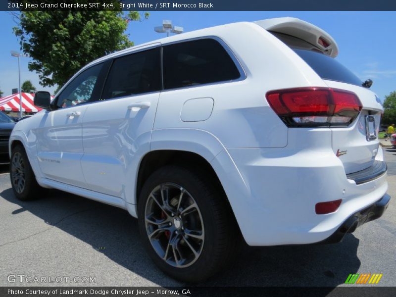 Bright White / SRT Morocco Black 2014 Jeep Grand Cherokee SRT 4x4