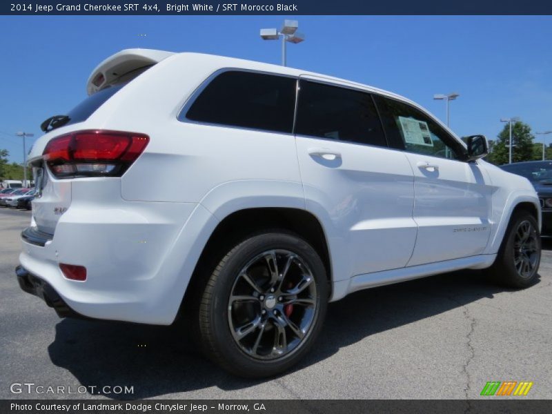 Bright White / SRT Morocco Black 2014 Jeep Grand Cherokee SRT 4x4