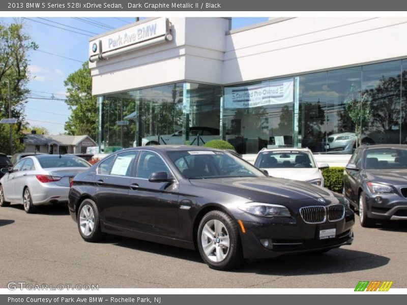 Dark Graphite Metallic II / Black 2013 BMW 5 Series 528i xDrive Sedan