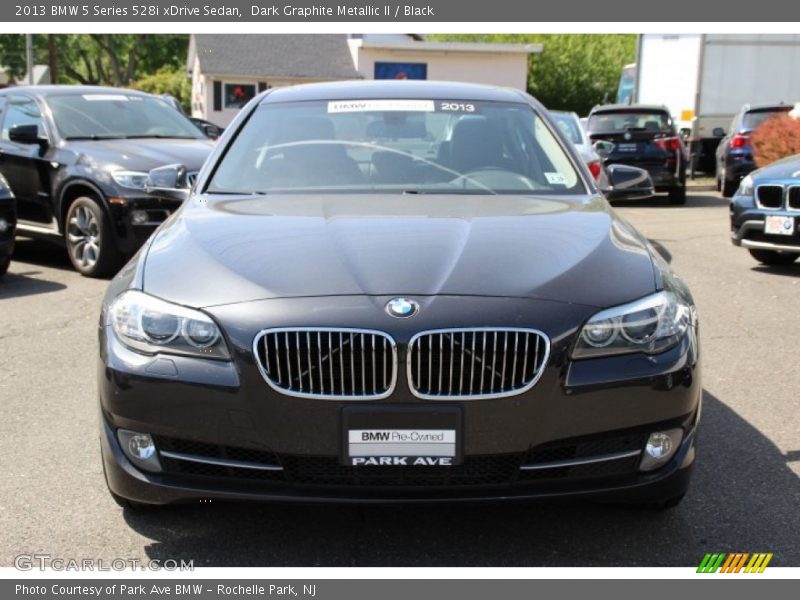 Dark Graphite Metallic II / Black 2013 BMW 5 Series 528i xDrive Sedan