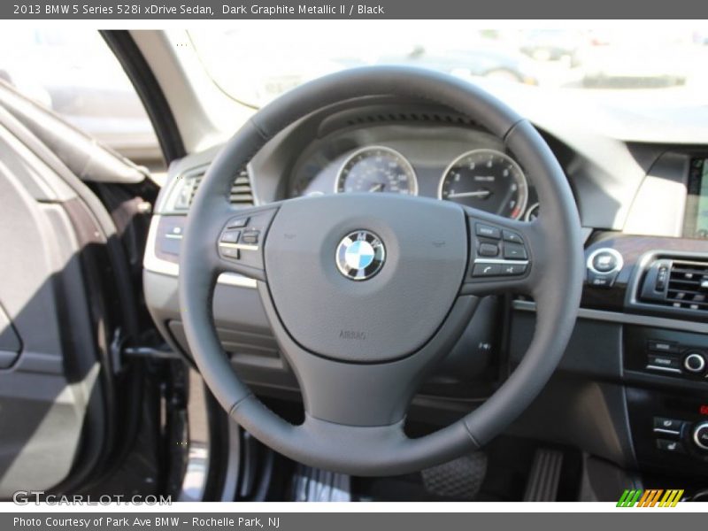 Dark Graphite Metallic II / Black 2013 BMW 5 Series 528i xDrive Sedan