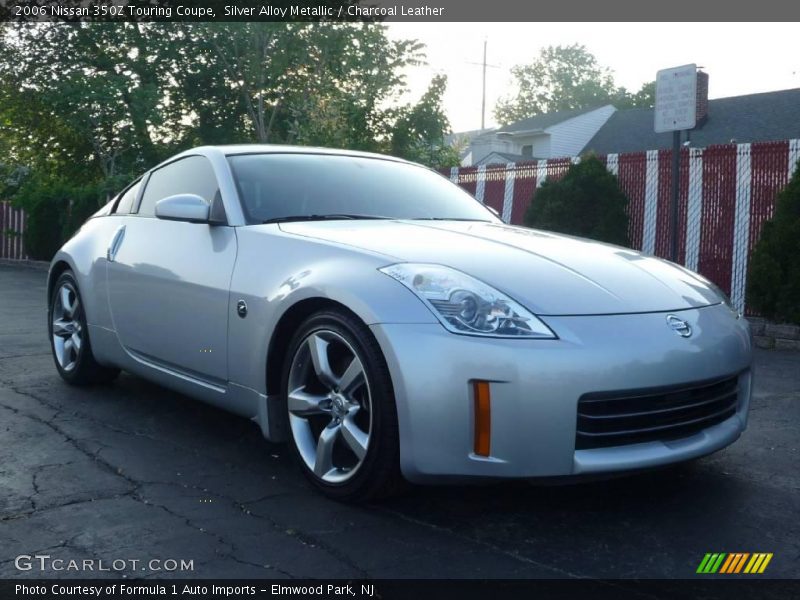 Silver Alloy Metallic / Charcoal Leather 2006 Nissan 350Z Touring Coupe
