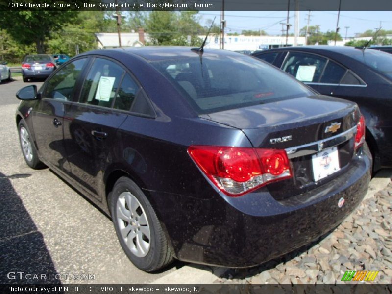 Blue Ray Metallic / Jet Black/Medium Titanium 2014 Chevrolet Cruze LS