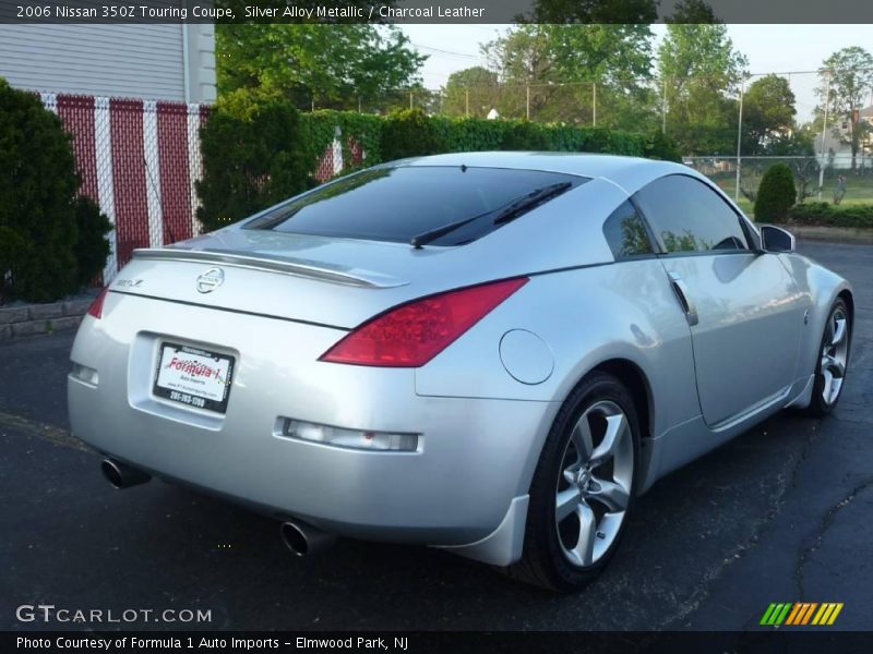Silver Alloy Metallic / Charcoal Leather 2006 Nissan 350Z Touring Coupe