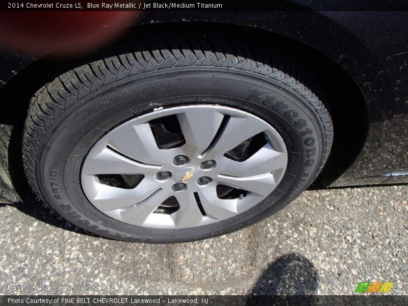Blue Ray Metallic / Jet Black/Medium Titanium 2014 Chevrolet Cruze LS