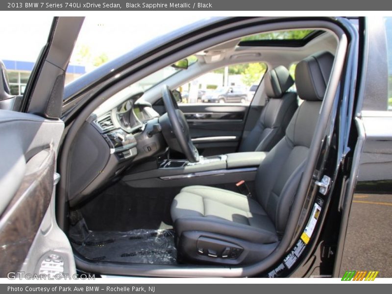 Black Sapphire Metallic / Black 2013 BMW 7 Series 740Li xDrive Sedan