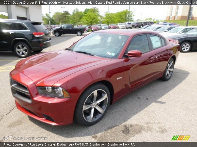 High Octane Red Pearl / Anniversary Black/Foundry Black with Cloud Overprint 2014 Dodge Charger R/T Plus 100th Anniversary Edition