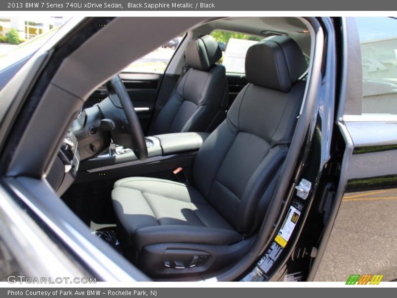 Black Sapphire Metallic / Black 2013 BMW 7 Series 740Li xDrive Sedan
