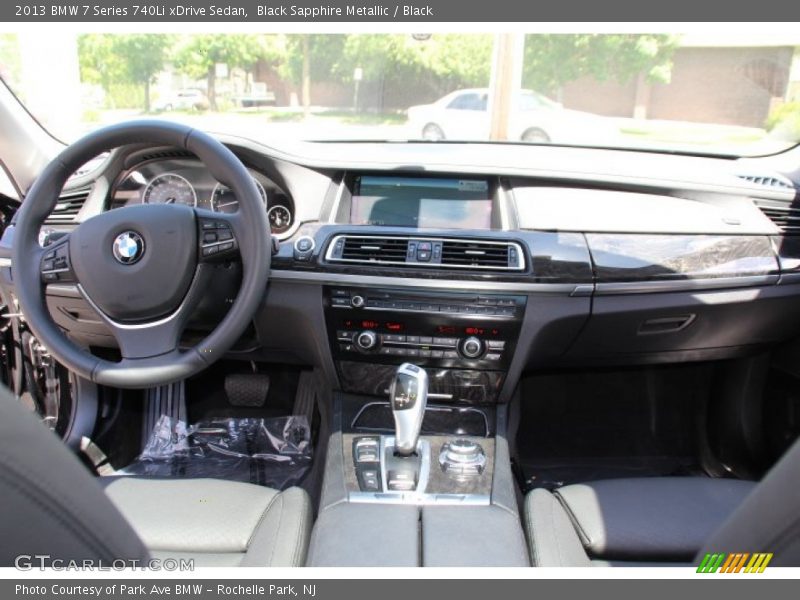 Black Sapphire Metallic / Black 2013 BMW 7 Series 740Li xDrive Sedan