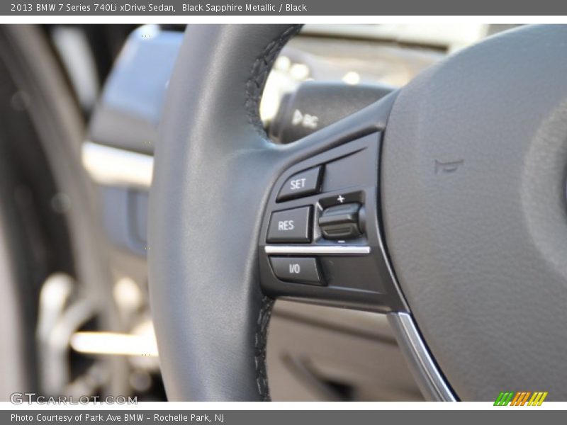 Black Sapphire Metallic / Black 2013 BMW 7 Series 740Li xDrive Sedan