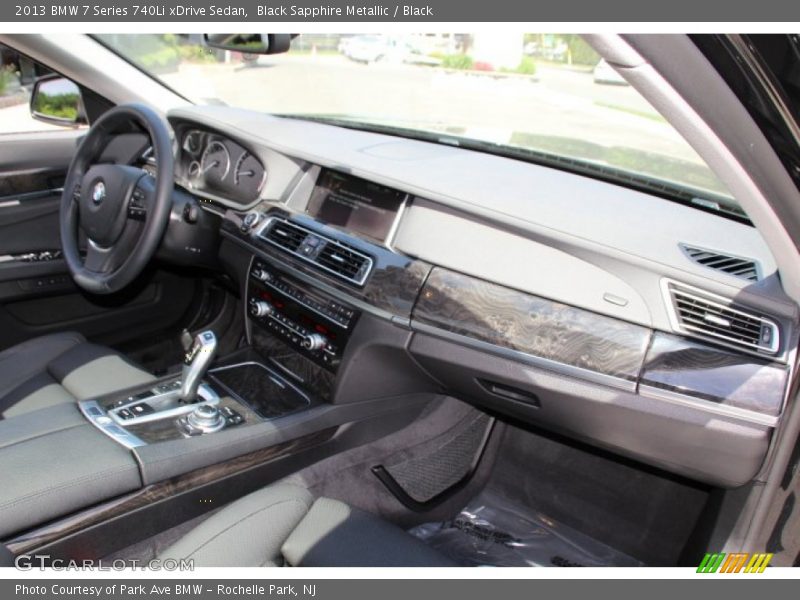 Black Sapphire Metallic / Black 2013 BMW 7 Series 740Li xDrive Sedan