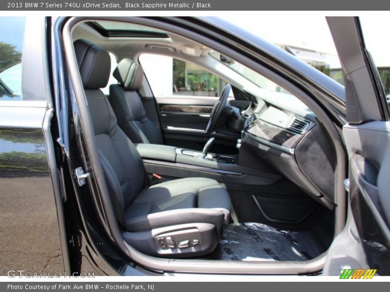 Black Sapphire Metallic / Black 2013 BMW 7 Series 740Li xDrive Sedan