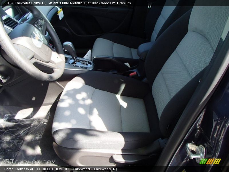 Atlantis Blue Metallic / Jet Black/Medium Titanium 2014 Chevrolet Cruze LS