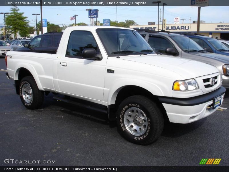 Classic White / Graphite 2005 Mazda B-Series Truck B3000 Dual Sport Regular Cab