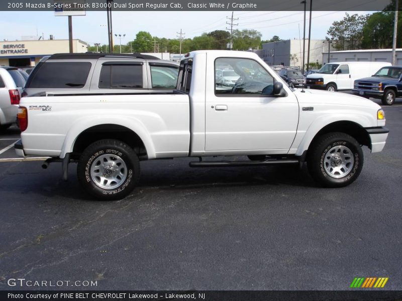 Classic White / Graphite 2005 Mazda B-Series Truck B3000 Dual Sport Regular Cab