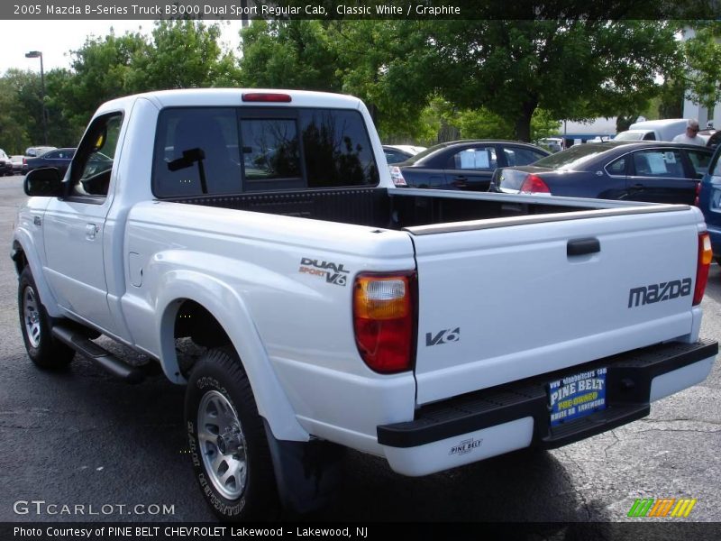 Classic White / Graphite 2005 Mazda B-Series Truck B3000 Dual Sport Regular Cab