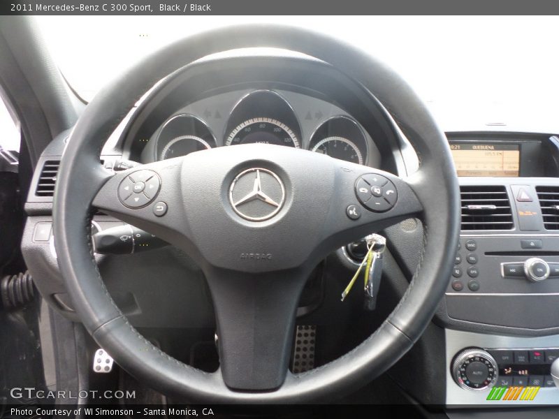 Black / Black 2011 Mercedes-Benz C 300 Sport