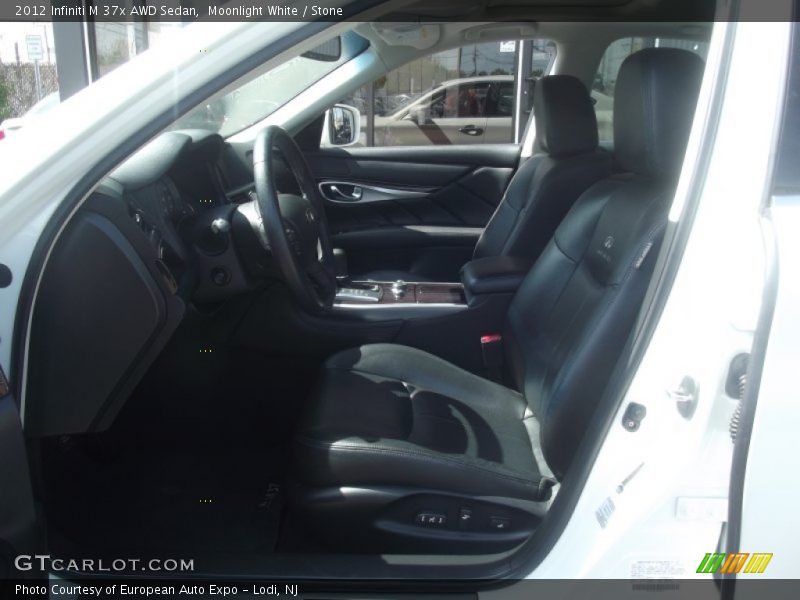 Moonlight White / Stone 2012 Infiniti M 37x AWD Sedan