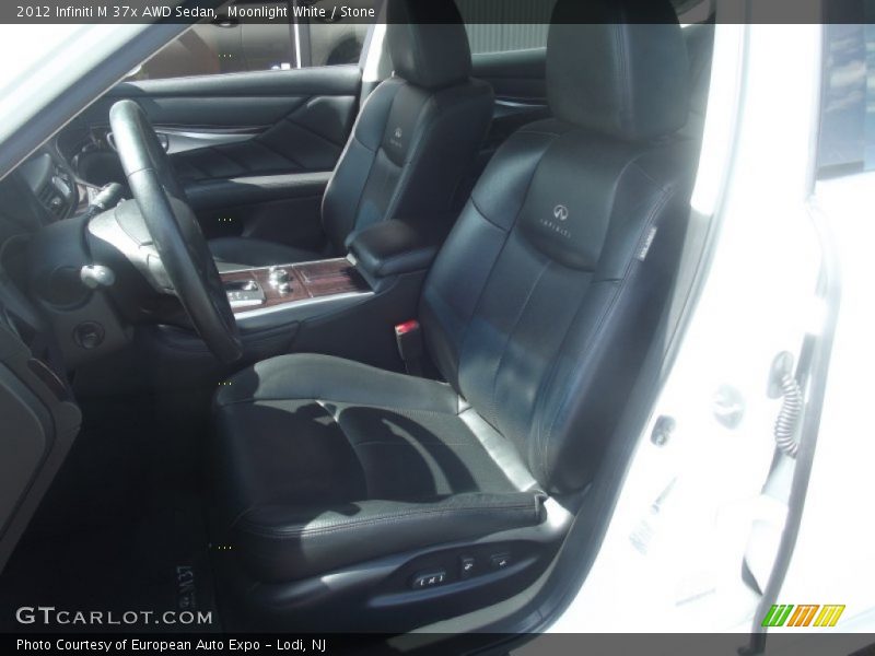 Moonlight White / Stone 2012 Infiniti M 37x AWD Sedan