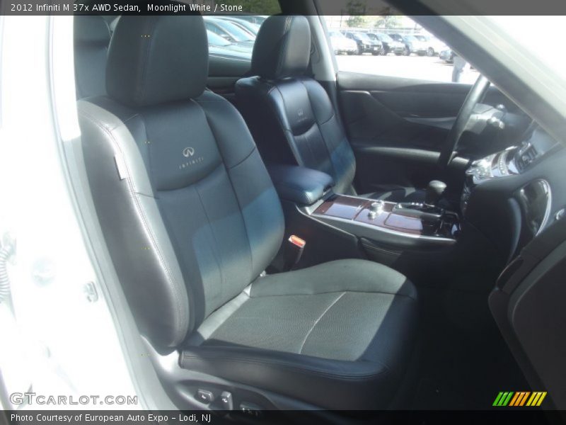 Moonlight White / Stone 2012 Infiniti M 37x AWD Sedan