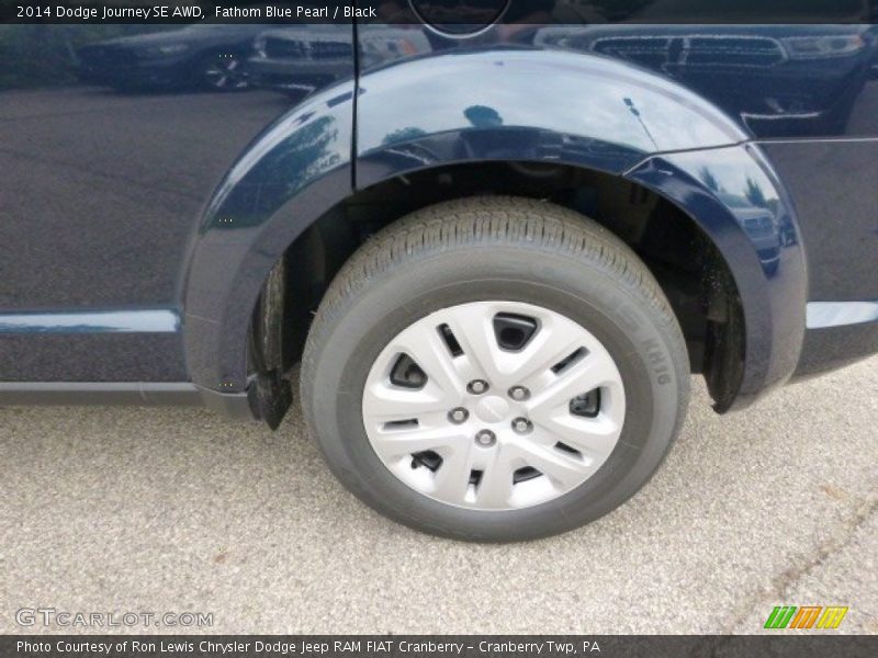 Fathom Blue Pearl / Black 2014 Dodge Journey SE AWD
