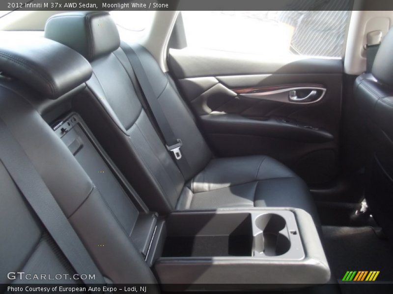 Moonlight White / Stone 2012 Infiniti M 37x AWD Sedan