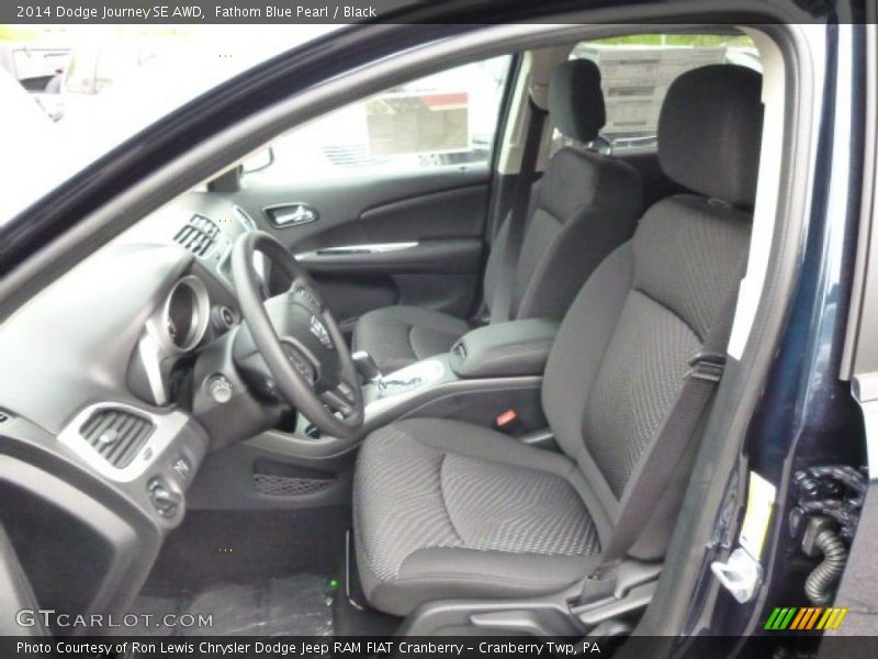 Fathom Blue Pearl / Black 2014 Dodge Journey SE AWD