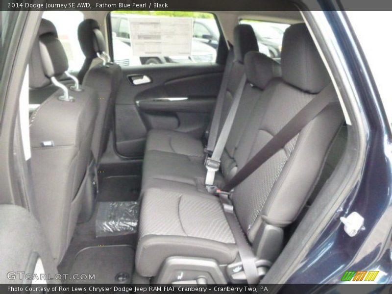 Fathom Blue Pearl / Black 2014 Dodge Journey SE AWD