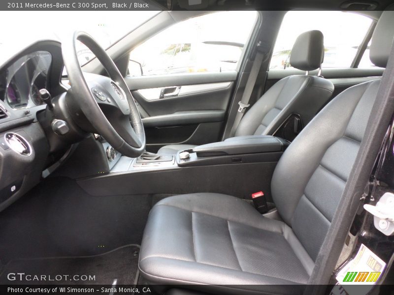 Black / Black 2011 Mercedes-Benz C 300 Sport