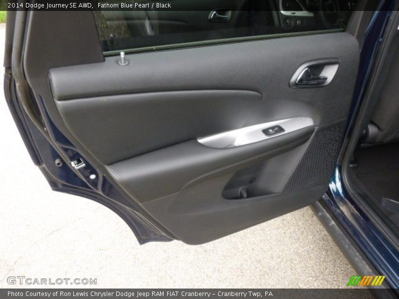 Fathom Blue Pearl / Black 2014 Dodge Journey SE AWD