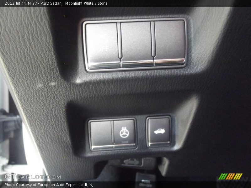 Moonlight White / Stone 2012 Infiniti M 37x AWD Sedan