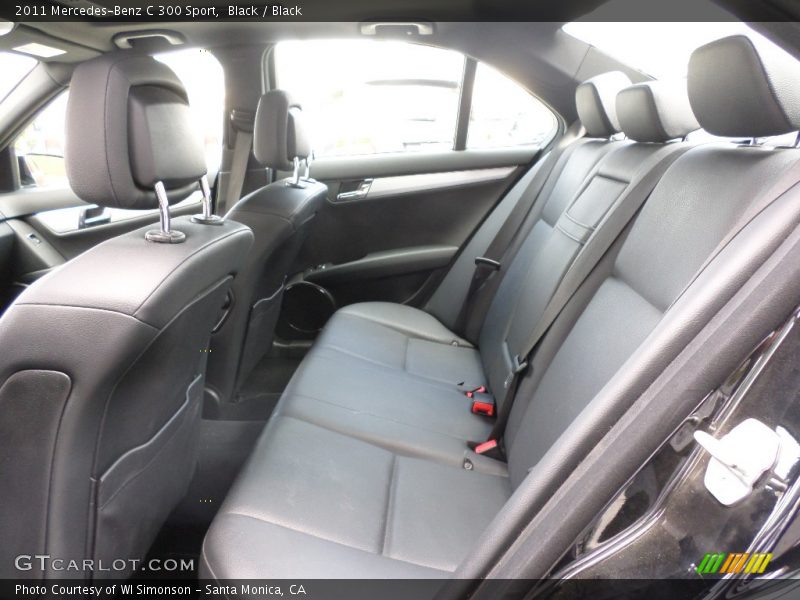 Black / Black 2011 Mercedes-Benz C 300 Sport