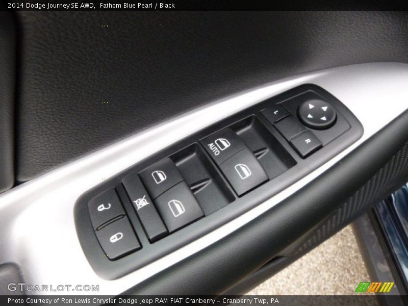 Fathom Blue Pearl / Black 2014 Dodge Journey SE AWD