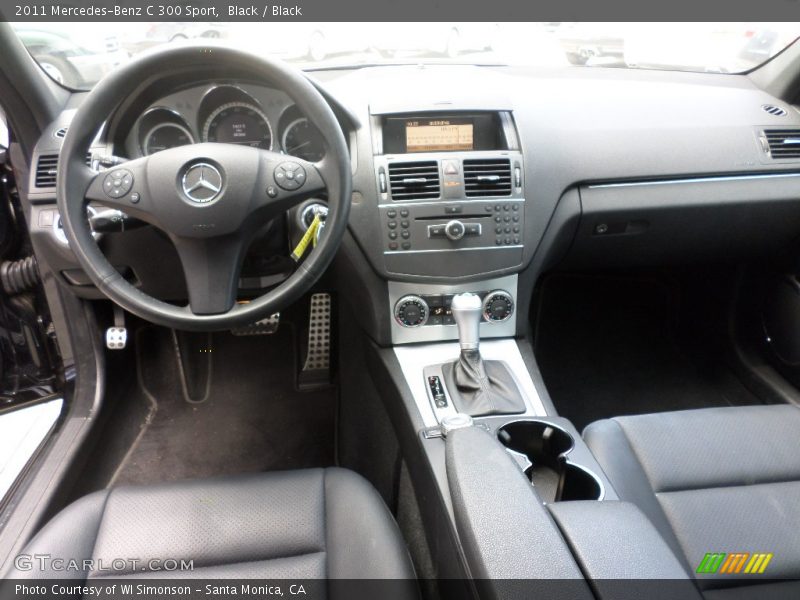 Black / Black 2011 Mercedes-Benz C 300 Sport