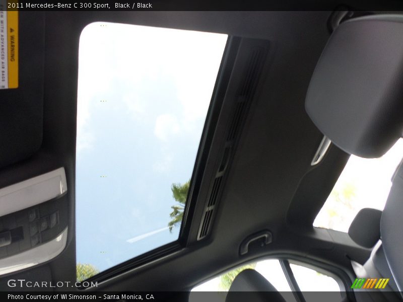 Black / Black 2011 Mercedes-Benz C 300 Sport
